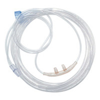 ETCO2 Nasal Sampling Cannula with O2 Delivery Low Flow Delivery Salter-Style® Adult Curved Prong / NonFlared Tip 1699-7-50 Case of 50