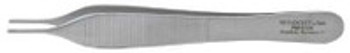 Dressing Forceps Padgett® Adson 4-3/4 Inch Length Surgical Grade Stainless Steel NonSterile NonLocking Thumb Handle Straight Delicate, Smooth Tips PM-6106 Pack of 1
