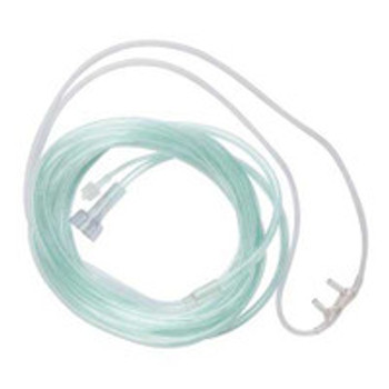 McKesson Adult ETCO2 Nasal Cannula with 10 ft Tubing, Green, Pack of 1