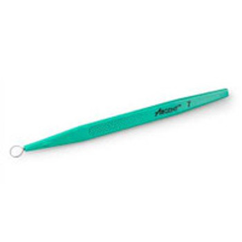 Dermal Curette McKesson 5-1/2 Inch Length Flat Textured Handle 7 mm Tip Semi-Sharp Loop Tip 16-DC7 Box of 50