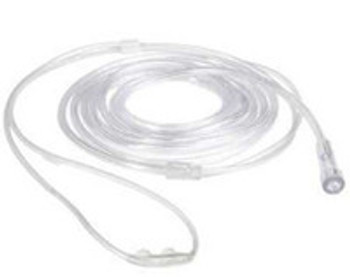 Curved Soft Nasal Connula with Tubing Adult Curved Prong / NonFlared Tip CAN-ROS7 Case of 50
