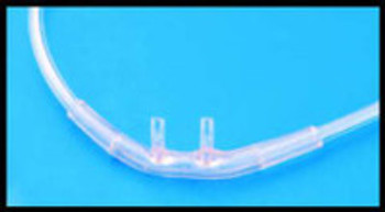 Nasal Cannula Continuous Flow AirLife Adult Curved Prong / NonFlared Tip 002699 - Case of 50