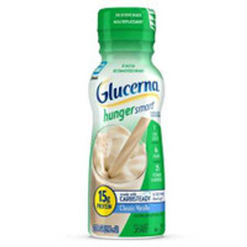Oral Supplement Glucerna® Hunger Smart Shake Homemade Vanilla Flavor Liquid 10 oz. Bottle 68607 Case of 24