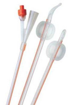 Foley Catheter Folysil® 2-Way Standard Tip 3 cc Balloon 8 Fr. Silicone AA6108 Box of 5