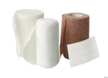 3 Layer Compression Bandage System ThreeFlex 4 Inch x 3.8 Yard / 4 Inch x 3 Yard / 4 Inch x 3.2 Yard Light Compression Self-adherent / Tape Closure Tan / White NonSterile MSC4300 Pack of 1