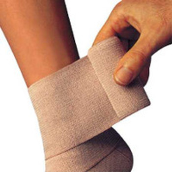Compression Bandage Comprilan 2.4 Inch x 5.5 Yard Standard Compression Clip Detached Closure Tan NonSterile 01026000 RL/1