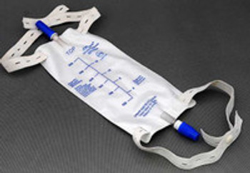 Urinary Drain Bag AMSure Anti-Reflux Valve / Twist Drain Valve 900 mL AS309N Case of 48