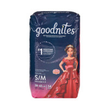 Female Youth Absorbent Underwear GoodNites® Pull On with Tear Away Seams Small / Medium Disposable Heavy Absorbency 41314 Pack of 14