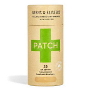 Adhesive Strip Patch Burns and Blisters 3/4 x 3 Inch Bamboo s/b Bamboo / Aloe Vera Rectangle Tan Sterile 35134700003 Carton of 25