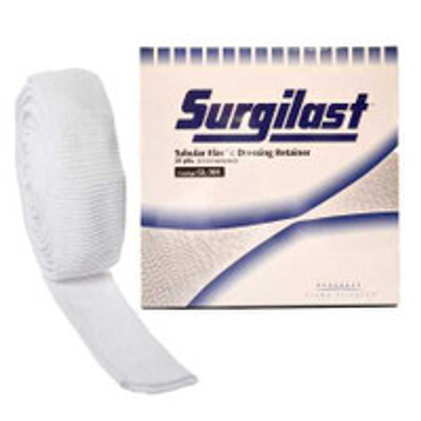 Elastic Net Retainer Dressing Surgilast® Tubular Elastic 25 Yard Size 5 White Small Head / Shoulder / Thigh NonSterile GL705 Roll of 1