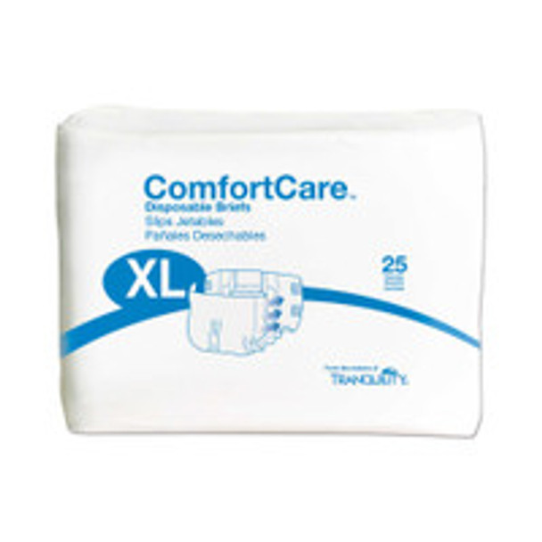 Adult Incontinent Brief ComfortCare Tab Closure X-Large Disposable Moderate Absorbency 2967-100 BG/25