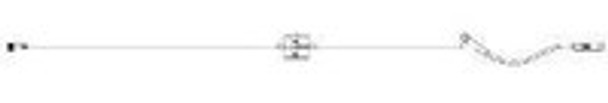Extension Set Dial-A-Flo 18 Inch Tubing 1 Port 3 mL Priming Volume DEHP-Free 1174228 Pack of 1