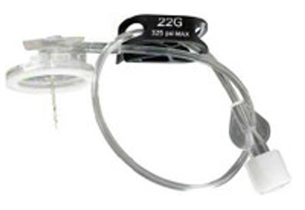 Huber Needle Infusion Set Surecan Safety II 22 Gauge 3/5 Inch 7-1/2 Inch Tubing Without Port 4447010-02 Case of 100