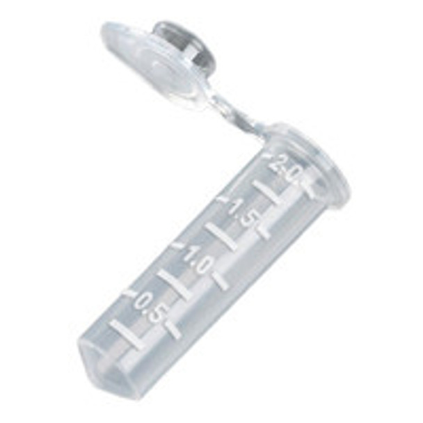McKesson Microcentrifuge Tube Plain 2 mL Snap Cap Polypropylene Tube 177-111574 Case of 5000
