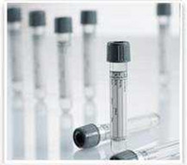 VACUETTE® Venous Blood Collection Tube Sodium Fluoride / Potassium Oxalate Additive 4 mL Pull Cap Polyethylene Terephthalate (PET) Tube 454297 Pack of 50