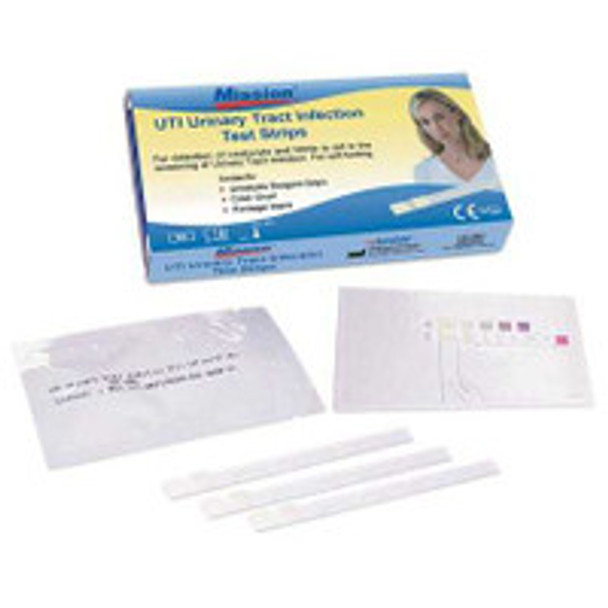 Urinalysis Test Kit Mission® Urinary Tract Infection Detection 72 Tests CLIA Waived U031-021 Case of 72