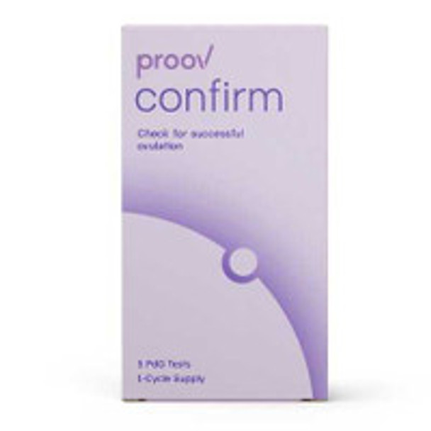 Sexual Health Test Kit Proov Confirm Pregediol Glucuronide (PdG) 5 Test per Kit CLIA Waived USPD1PV-5 Case of 840