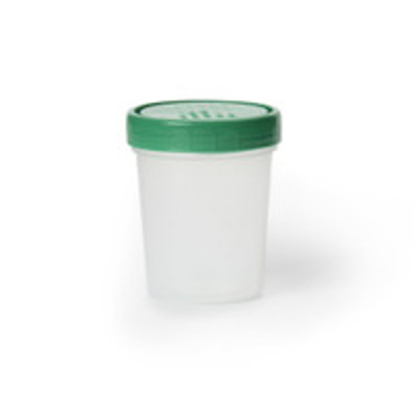 Specimen Container AMSure® 120 mL (4 oz.) Screw Cap Unprinted NonSterile AS343 Case of 500