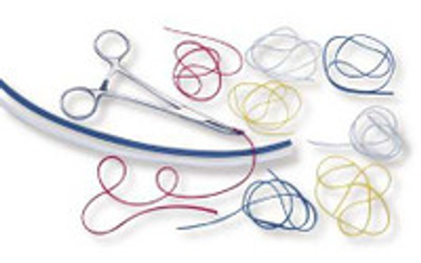Vessel Loop McKesson Mini Blue Silicone Radiopaque Sterile 0.03 x 16 Inch 19-11002 Case of 100