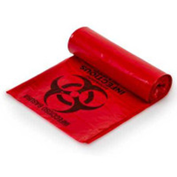 Infectious Waste Bag Colonial Bag 45 gal. Red Bag LLDPE 40 x 46 Inch HXR46-3 Case of 1
