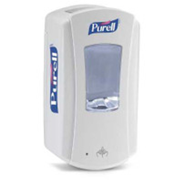 Hand Hygiene Dispenser Purell® LTX-12 White Plastic Touch Free 1200 mL Wall Mount 1920-04 Case of 4