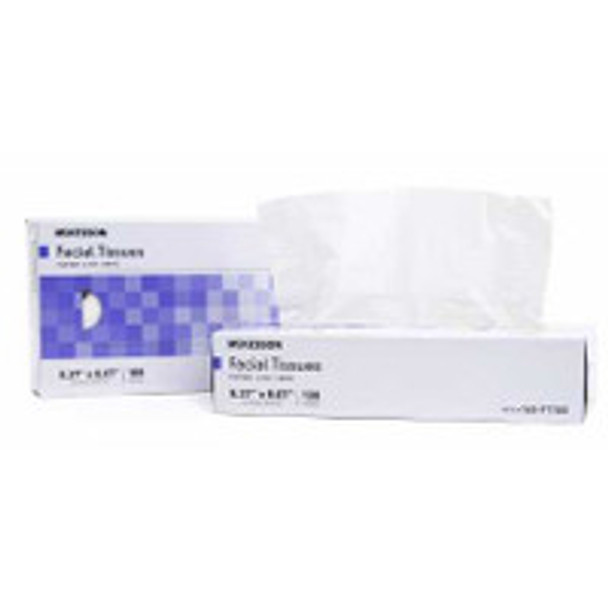 McKesson Facial Tissue White 8.37 x 8.07 Inch 100 Count 165-FT100 Case of 3000