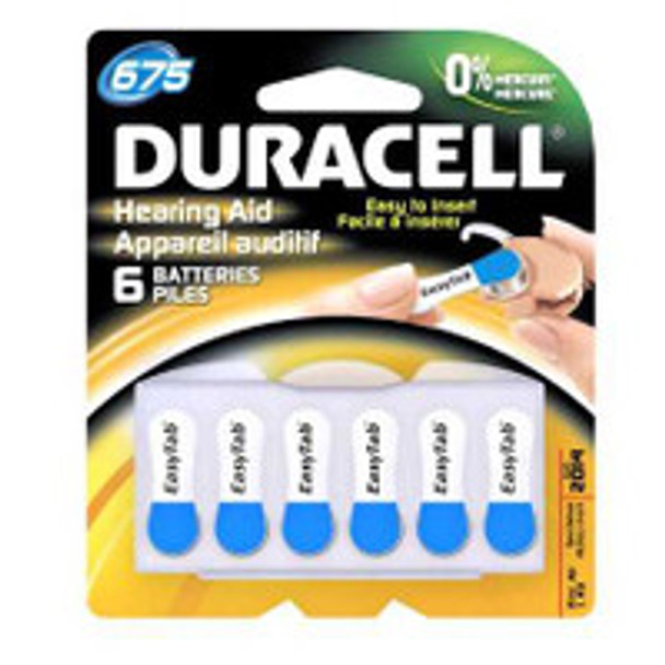 Duracell Duracell 675 Hearing Aid Battery 6 per Pack Pack of 6