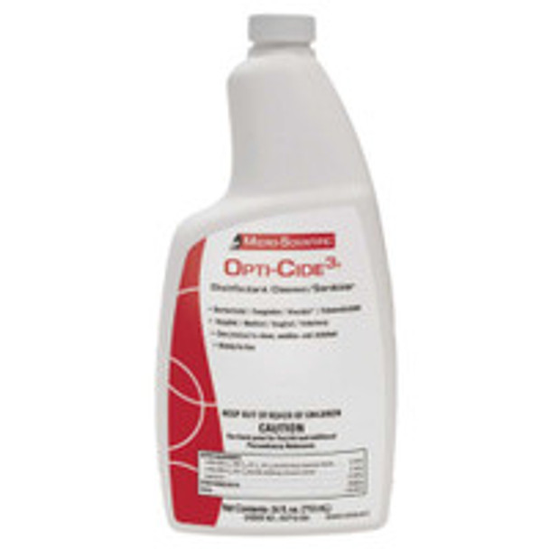Opti-Cide3® Surface Disinfectant Cleaner Broad Spectrum Manual Pour Liquid 24 oz. Bottle Alcohol Scent NonSterile NEMSI24 Case of 12