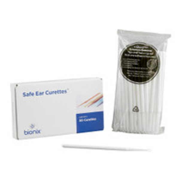 Ear Curette FlexLoop® 6 Inch Length Round Handle 4 mm Tip Curved Flexible Oval Loop Tip 9555 Pack of 1