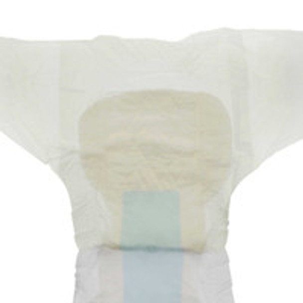 Unisex Adult Incontinence Brief Simplicity Basic Medium Disposable Moderate Absorbency 55033 Case of 100