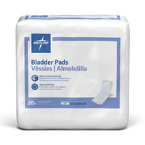 Bladder Control Pad Capri 9-3/4 Inch Length Light Absorbency Polymer Core Regular MSC325100 Case of 180