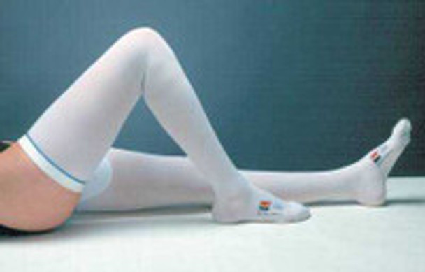 Anti-embolism Stocking T.E.D. Thigh High Large / Short White Inspection Toe 3634LF Pack of 1