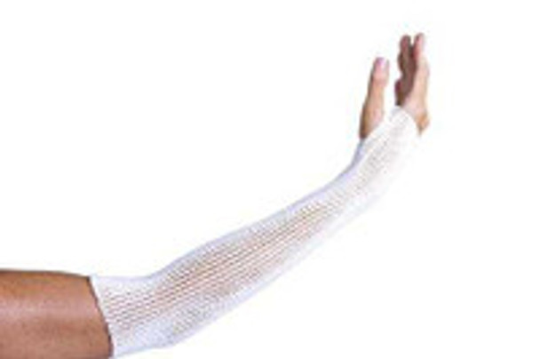 Elastic Net Retainer Dressing McKesson Tubular Elastic 47 Inch x 25 Yard (119.4 cm x 22.9 m) Size 11 White 2X-Large Chest / Back / Perineum / Axilla NonSterile MSVP114711 Case of 10