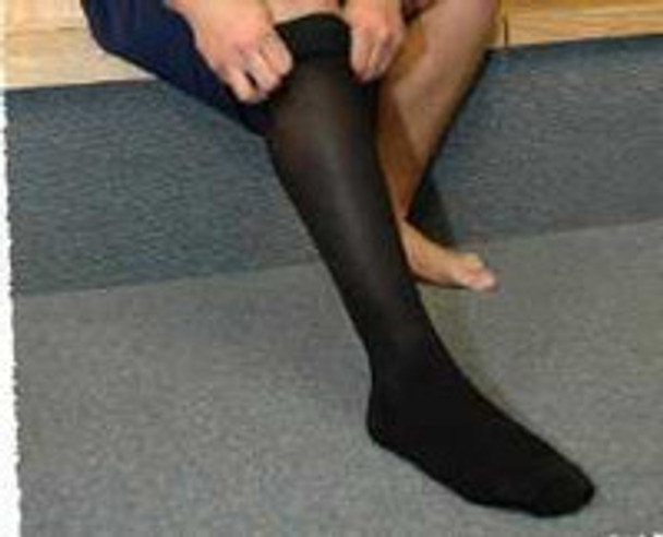 Compression Stocking JOBST® for Men Knee High X-Large Black Closed Toe 115003 Pair of 1