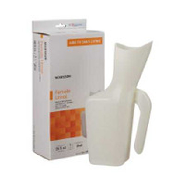 Female Urinal McKesson 32 oz. / 946 mL Without Closure Single Patient Use 146-RTLPC23201-F Case of 6