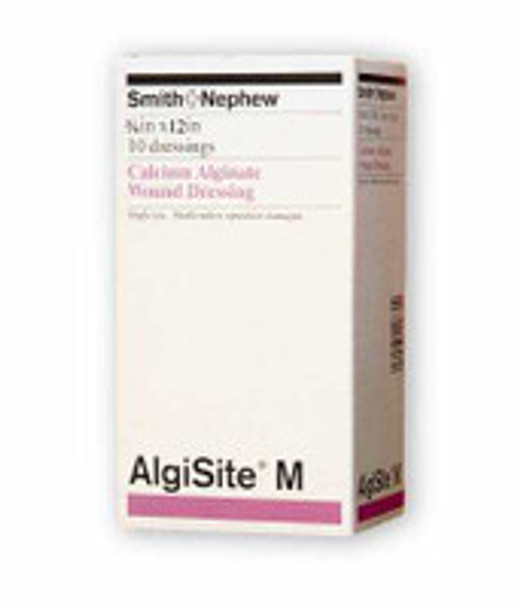Alginate Dressing AlgiSite M 3/4 x 12 Inch Rectangle 59480400 Case of 60