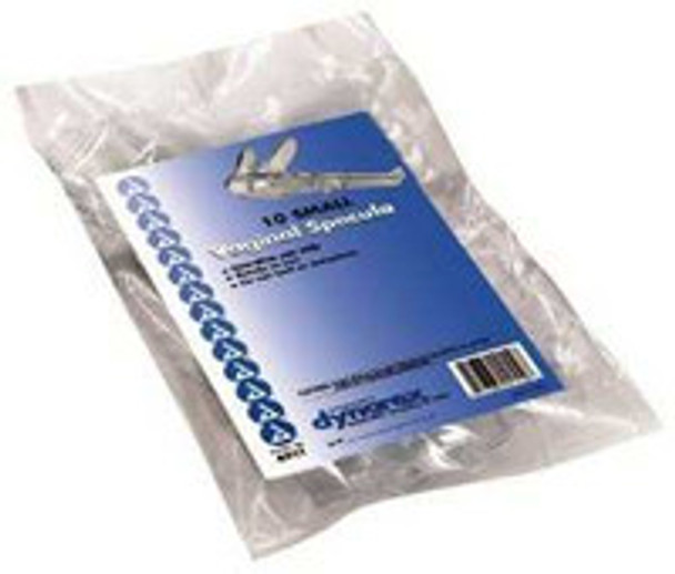 Vaginal Speculum dynarex® Pederson NonSterile Office Grade Polystyrene Small Double Blade Duckbill Disposable Without Light Source Capability 4911 Case of 100