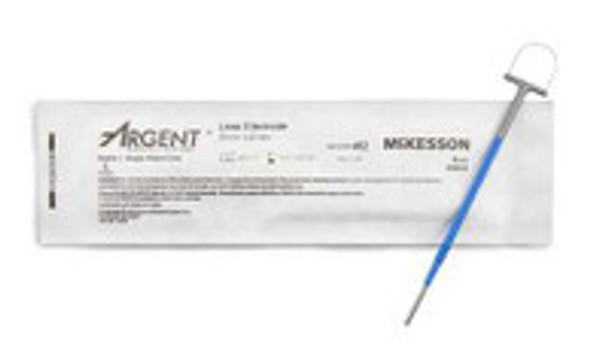 LEEP/LLETZ Electrode McKesson Argent Tungsten Wire Loop Tip Disposable Sterile 462 Box of 1