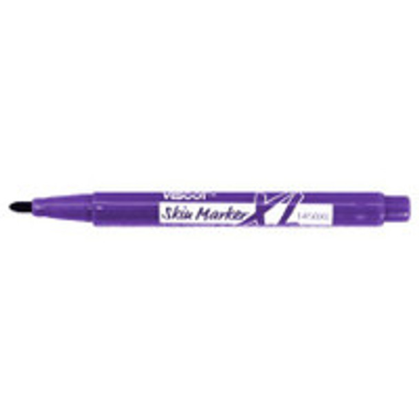 Skin Marker with Ruler Viscot® XL Prep-Resistant Gentian Violet Ink Mini Regular Tip Sterile 1450XLSR-100 Pack of 1