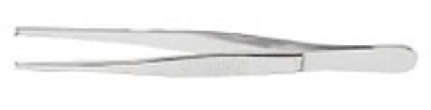 Tissue Forceps McKesson Argent 5 Inch Length Surgical Grade Stainless Steel NonSterile NonLocking Thumb Handle 2 x 2 Teeth 43-1-757 Pack of 1