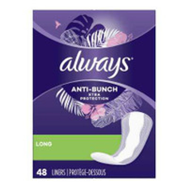 Feminine Pad Always® Anti-Bunch X-Tra Protection Regular Absorbency 03077202267 Box of 48