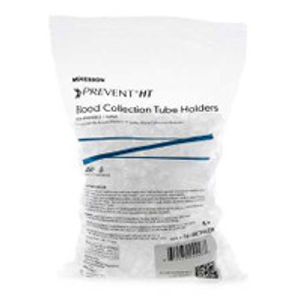 McKesson Prevent HT Blood Collection Tube Holder, for 13 mm and 16 mm Blood Collection Tubes, Clear  16-BCTHLDR, Case of 1000