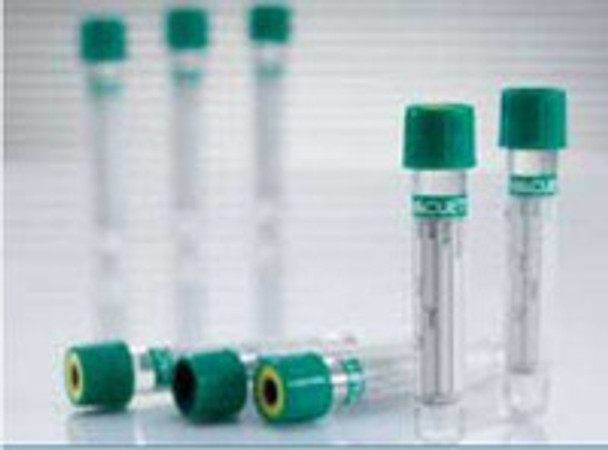 VACUETTE® Venous Blood Collection Tube Sodium Heparin Additive 4 mL Pull Cap Polyethylene Terephthalate (PET) Tube 454030 Case of 1200