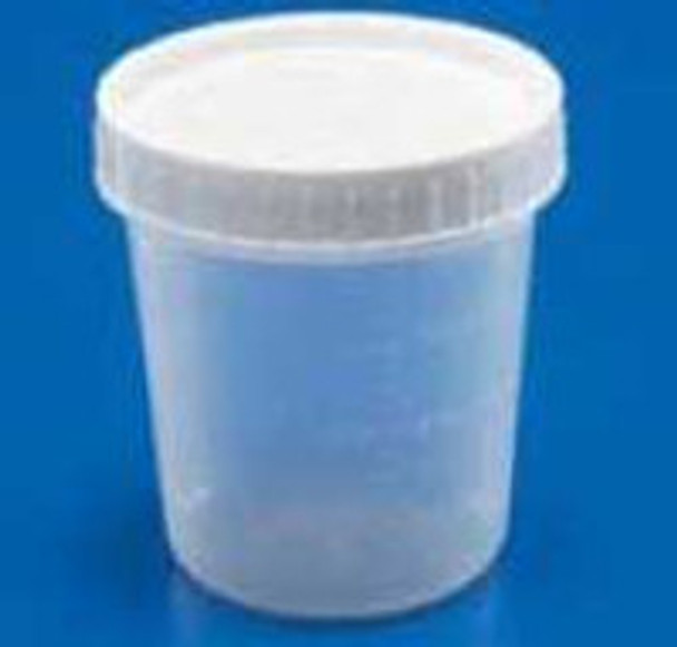 Specimen Container Cardinal Health 2-1/2 x 3 Inch 133 mL (4.5 oz.) Screw Cap Unprinted Sterile CHB17099 Case of 100