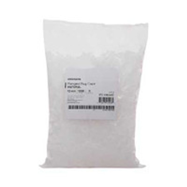 McKesson Tube Closure Polyethylene Flanged Plug Cap Natural 13 mm For Use with 13 mm Blood Drawing Tubes, Glass Test Tubes, Plastic Culture Tubes NonSterile 177-118240C Case of 20000