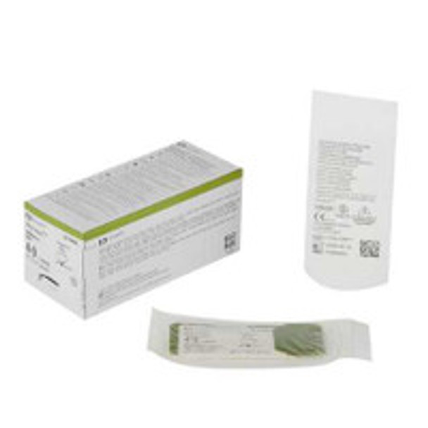 Nonabsorbable Suture with Needle Monosof~Dermalon Nylon P-13 3/8 Circle Precision Reverse Cutting Needle Size 4 - 0 Monofilament SN-5699G Box of 12