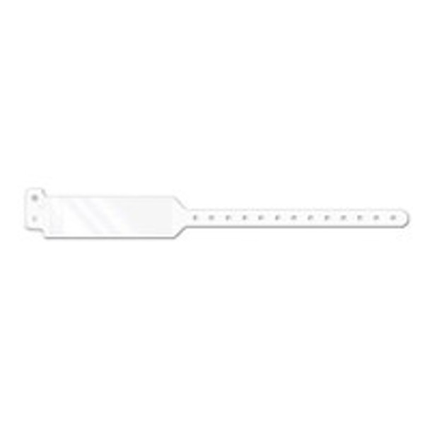 Identification Wristband with Shield Conf-ID-ent Write On Band Permanent Snap Without Legend WBSHDA-9 Case of 500