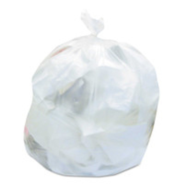Trash Bag Heritage 30 gal. Natural HDPE 8 Mic. 30 x 37 Inch Star Seal Bottom Flat Pack HERZ6037LNR01 Case of 500