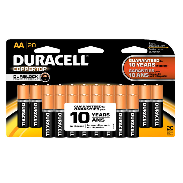 MN1500B20 Duracell. Battery, Alkaline, Size AA, Doublewide, 20/pk 12pk/cs (UPC# 004133301348) (Products are not for Private Household Markets; Products cannot be sold on Amazon.com or any other 3rd party site) (cs)