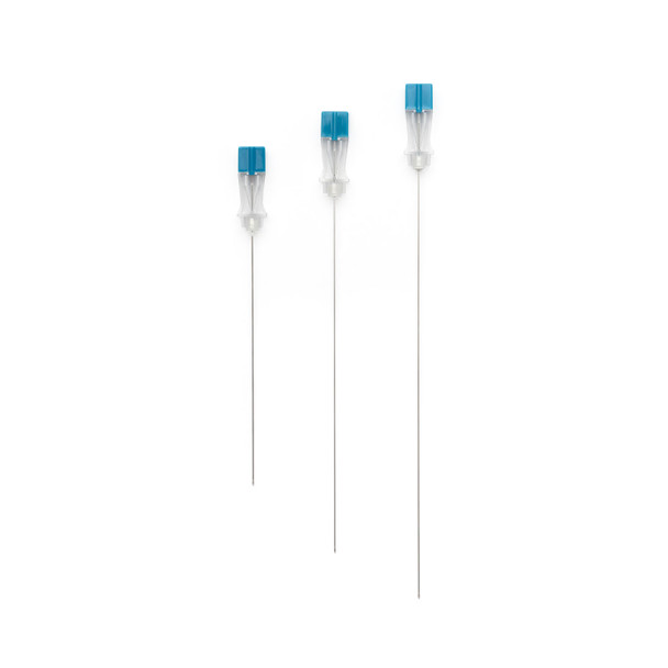 SN23G501 Myco Medical. Long Spinal Needle, 23G x 5", Blue, 25/bx, 4 bx/cs (Not Available for sale into Canada) (US Only) (cs)